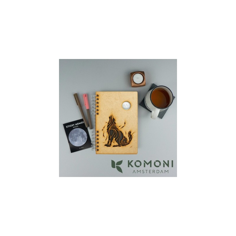 copy of Carnet bois rechargeable KOMONI® – Modèle Lion