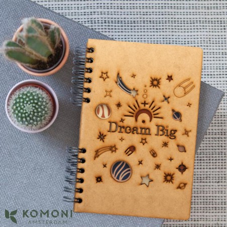 copy of Carnet bois rechargeable KOMONI® – Modèle Monde