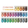 Coffret Deluxe Crayons de couleur double-pointe