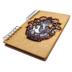 Carnet bois rechargeable KOMONI® – Modèle Ganesha