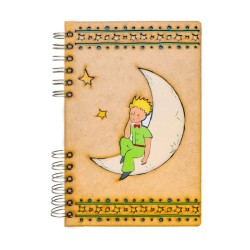 carnet Komoni® petit prince sur la lune