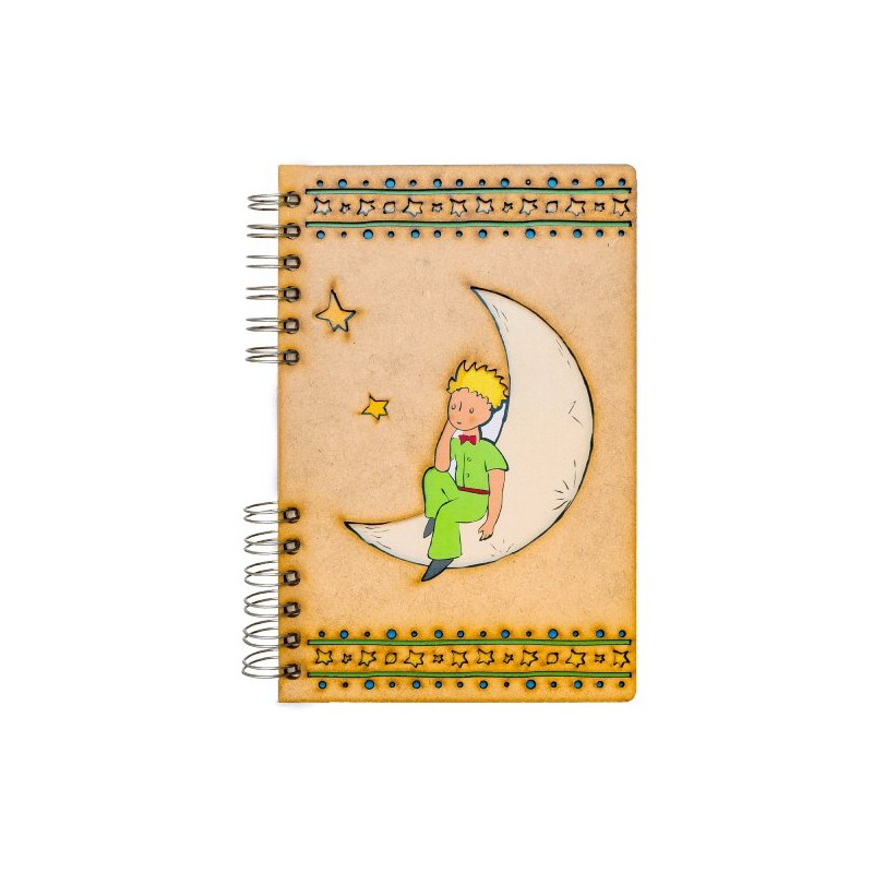 carnet Komoni® petit prince sur la lune