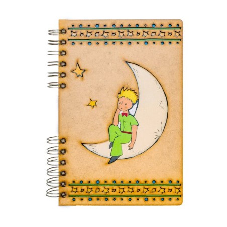 carnet Komoni® petit prince sur la lune