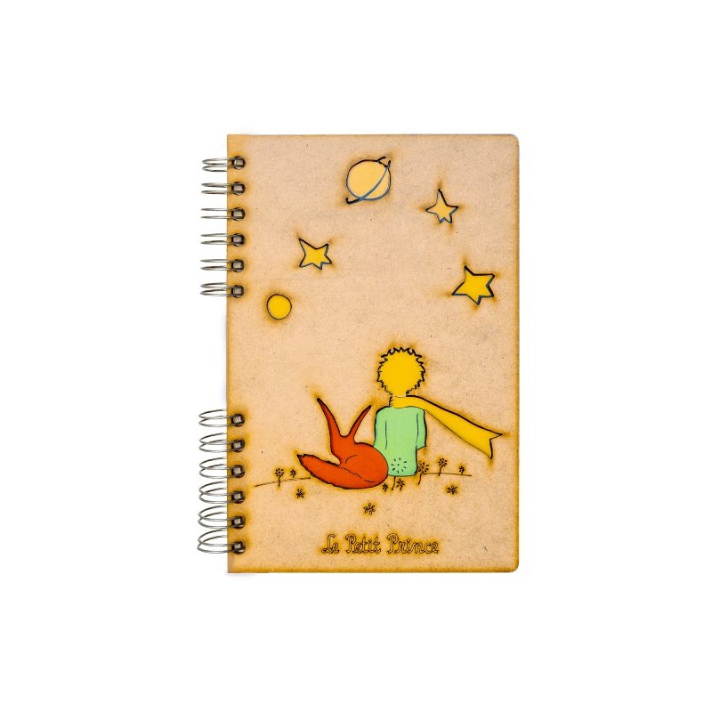 carnet komoni® A5 - le petit prince regarde les étoiles
