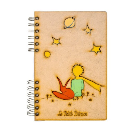 carnet komoni® A5 - le petit prince regarde les étoiles