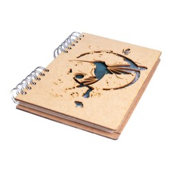 copy of Carnet bois rechargeable KOMONI® – Modèle Monde