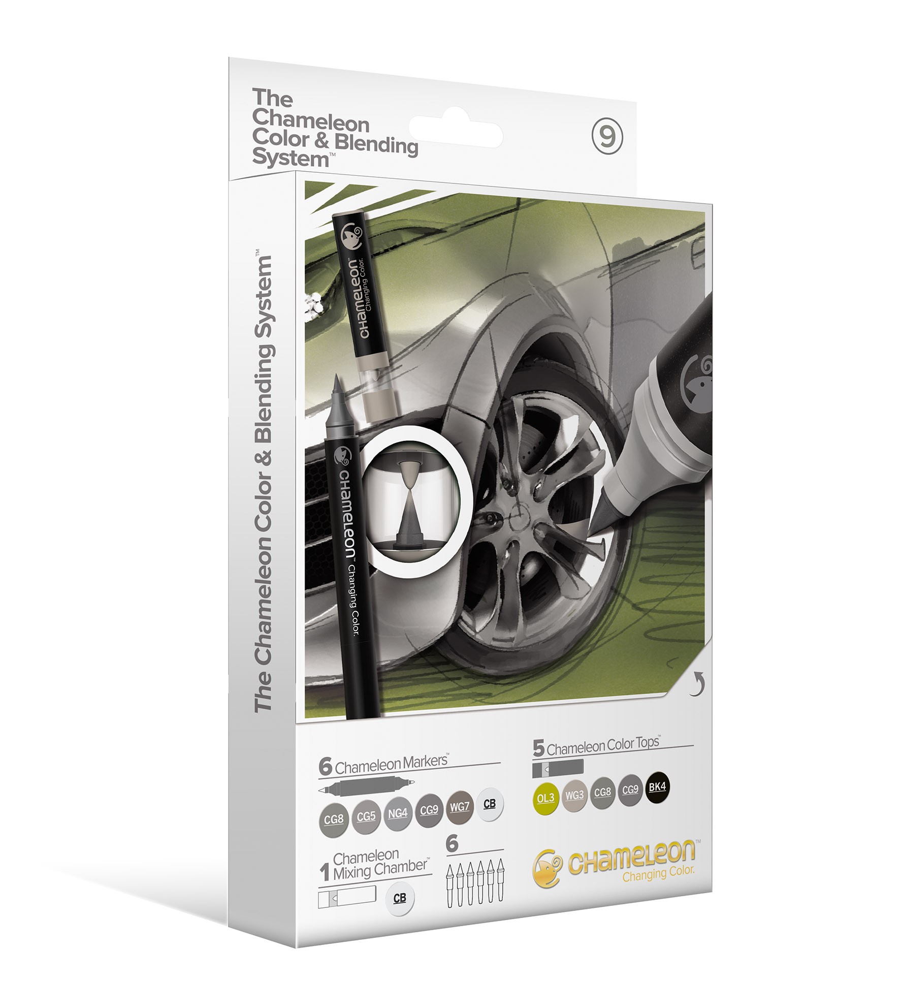 Présentation pack N°9 Color et Blending System CHAMELEON PENS™