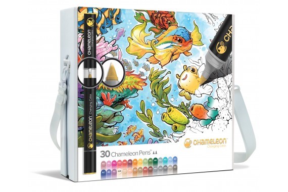 Le coffret 30 marqueurs Chameleon Pens